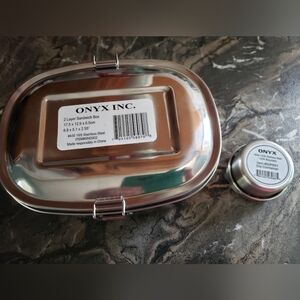 Onyx Stainless Steel Lunch Set